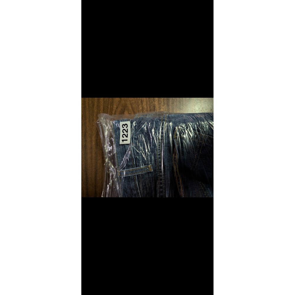 Cinch Jeans Mens 38x34 Blue Denim Black Label Rigid Loose Fit Tapered Cowboy - Picture 10 of 10